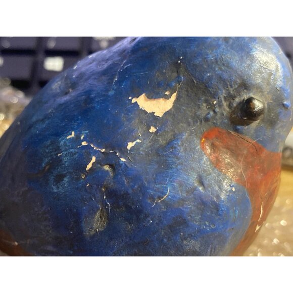 BIrds Blue Red Resin Figurines Home Decor Cardinal Bluebird 2.75" - Picture 14 of 16